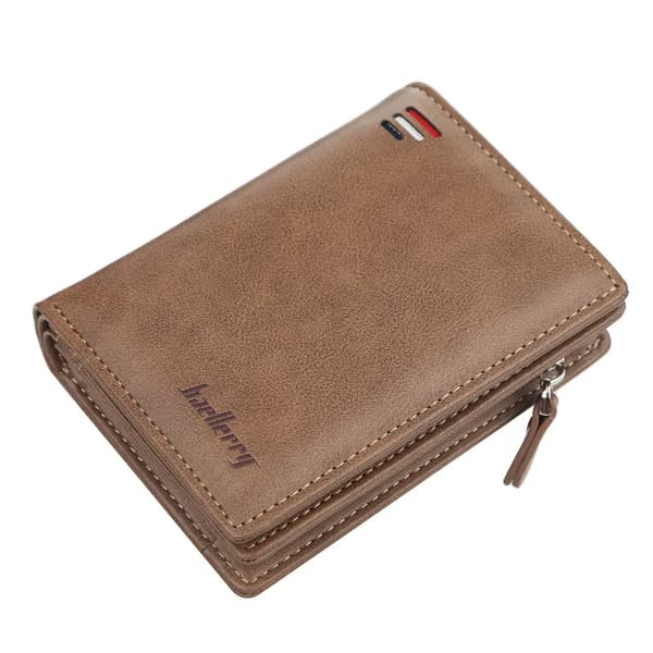 Plånbok, RFID-blockering, Avslappnad design,D3216 khaki