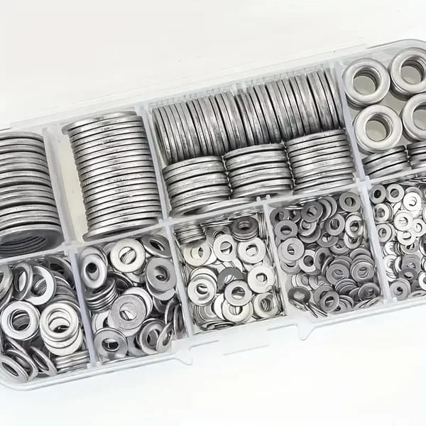 Vaskerassortiment, Rustfrit Stål, Alsidige Anvendelser,105Pcs