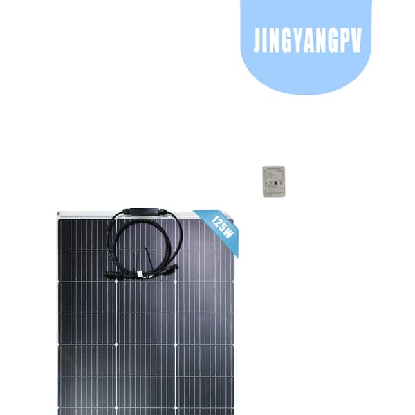 Solpanel, Flexibel Design, Hög Effektivitet,1 st 125W