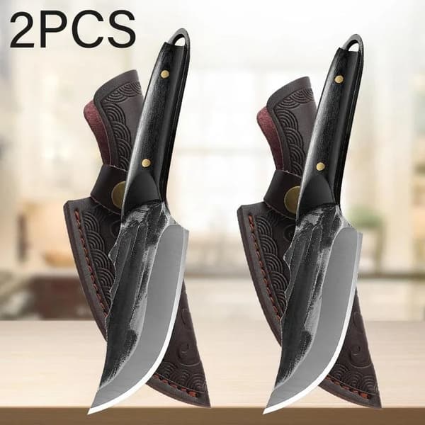 Utility Knife, Professionel Kvalitet Rustfrit Stål, Ergonomisk Håndtag,2PCS