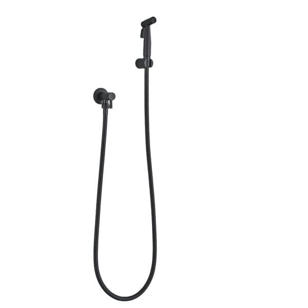 Bidet Sprayer, Væghængt, Rustfrit Stål,Matte Sort