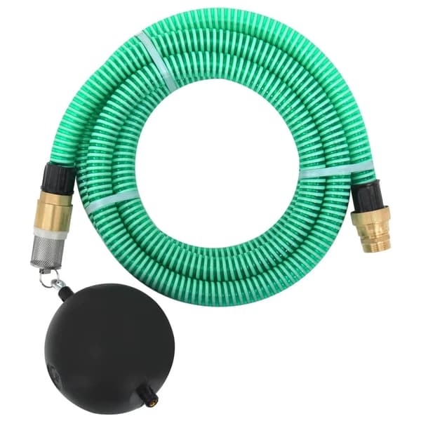 Sugslang, Högkvalitativ PVC, Messingskopplingar,4 m