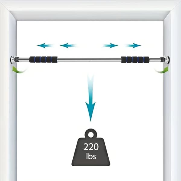 Pull Up Bar, Ingen borrinstallation, Justerbar höjd,MSDG-HL