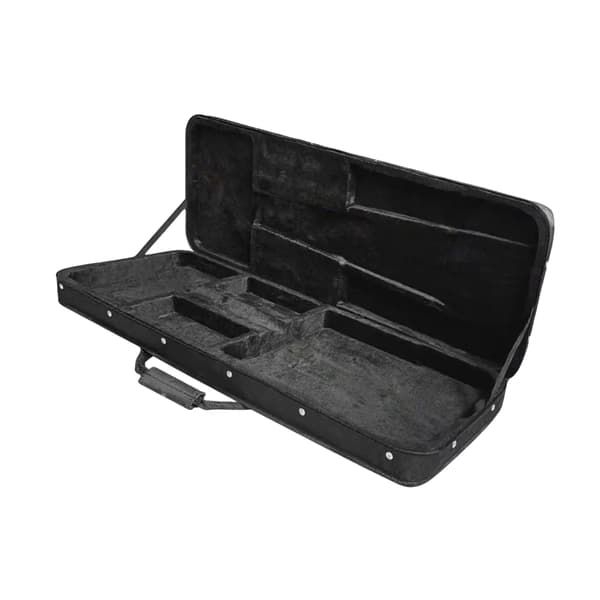 Elgitarrfodral, Längd 99 cm, Bredd 34 cm, Dubbelaxelremmar, Flera fickor, Hållbar skumfoder