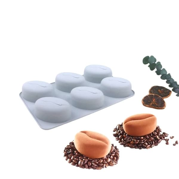 Silikone Bagetegning, 6-Hul Design, Fødevaresikkert Materiale,1PC
