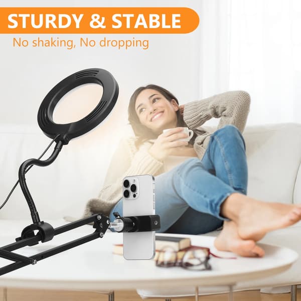 Telefonstativ, Overhead Design, Justerbar Arm,A