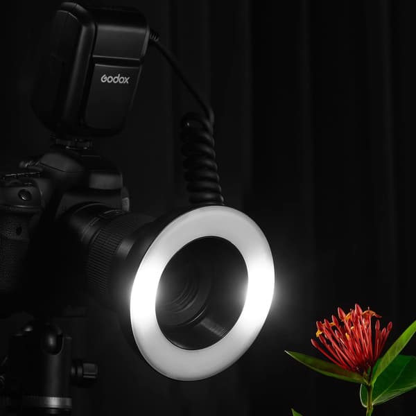 Makro Ring Blitz, 76W Blitzstyrke, Justerbare Lysniveauer,MF-R76