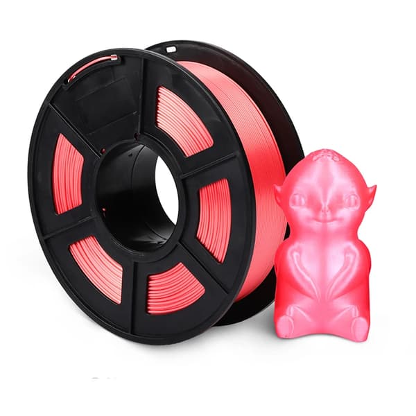 3D-printer filament, silke og PLA-blanding, glat tekstur,Silke-Rød