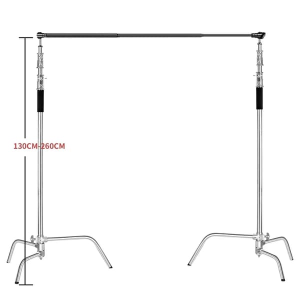 Telescopisk Baggrundsbar, Justerbar Længde, Bærbart Design,3M Kit 260A