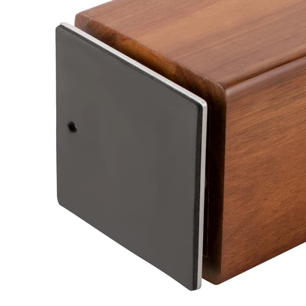 Magnetisk Knivhållare, 360° Rotbar, Antiglid Design,Brun
