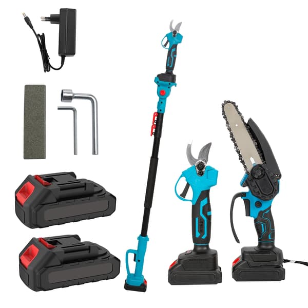 Elektrisk saxset, teleskoparm, dubbelt batterisystem, 2*battery+3500W (A)