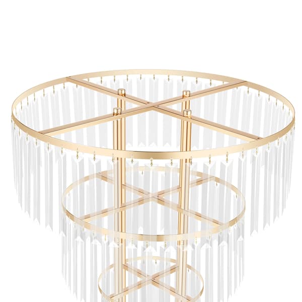 Blomsterstand, 3-lags design, elegant midtpunkt,Guld