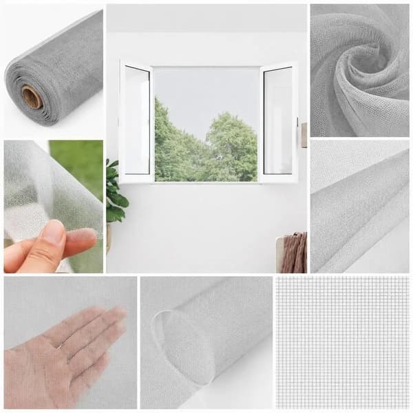 Insektskyddsnät, Aluminium Material, Mångsidig Användning,Silver