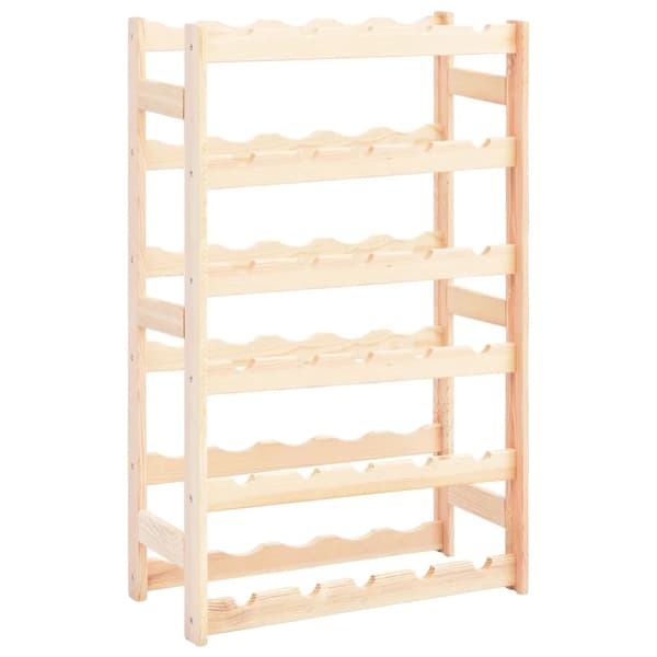 Flaskställ, Rymmer Upp Till 30 Flaskor, Modern Design,Beige