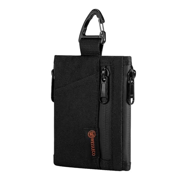 Multi Pouch Plånbok, Hållbart X-PAC Material, Avslappnad Design,Svart Ny