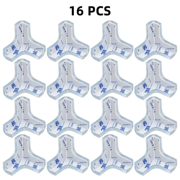 Bordshörnskydd, Klar Design, Säkerhetsdämpning,16PCS T Formad