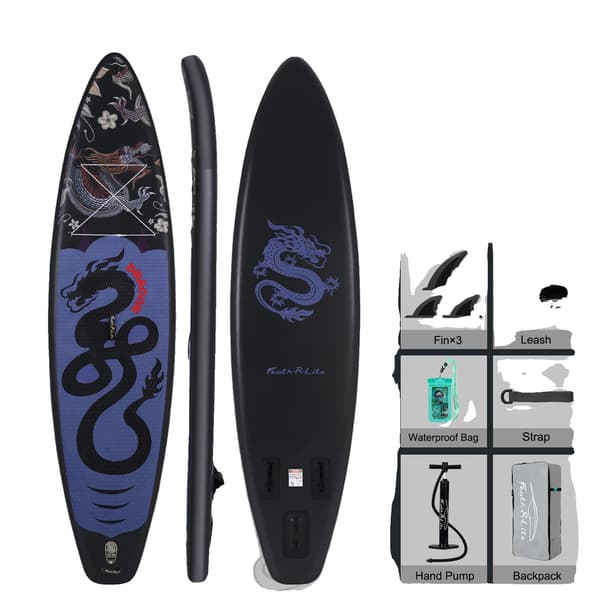 Oppustelig Paddle Board, Holdbart Materiale, Ideel til Vandaktiviteter,SUPFR17U