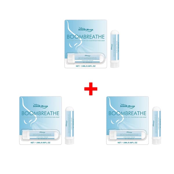 Beroligende Næseinhalator, Urteingredienser, Bærbart Design,3pcs