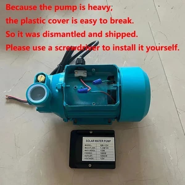 Vattenpump, Självprimande, Hög Effektivitet,48V, Introduktion