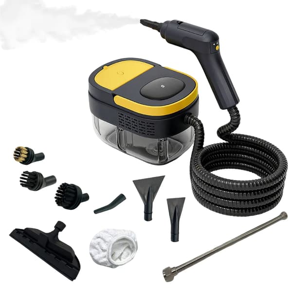 Damprenser, 1600ml kapacitet, justerbare effektindstillinger,GUL