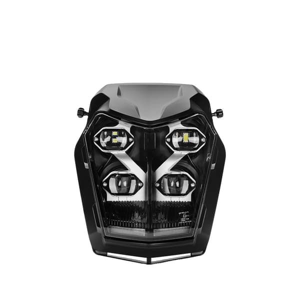 Motorcykel LED-strålkastare, E-MARK-certifierad, hållbar konstruktion,Med E-MARK E24
