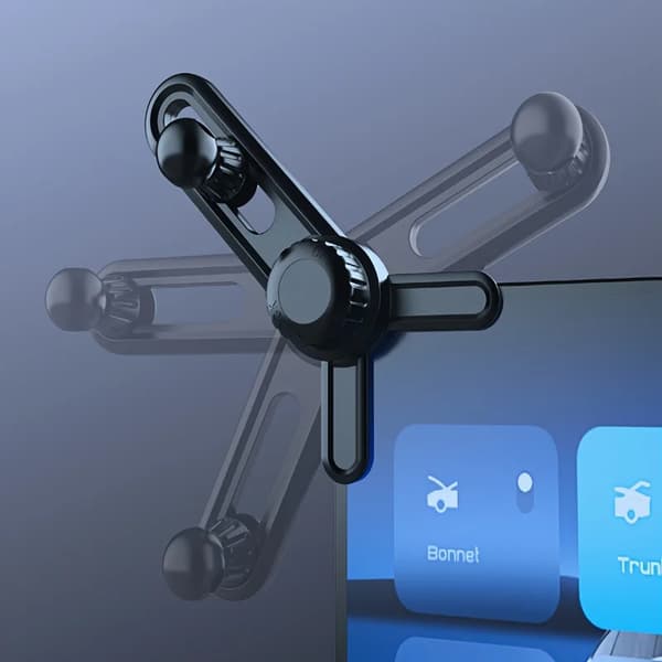 Telefonholder, Justerbar Forrude Montering, Universel Kompatibilitet,sort