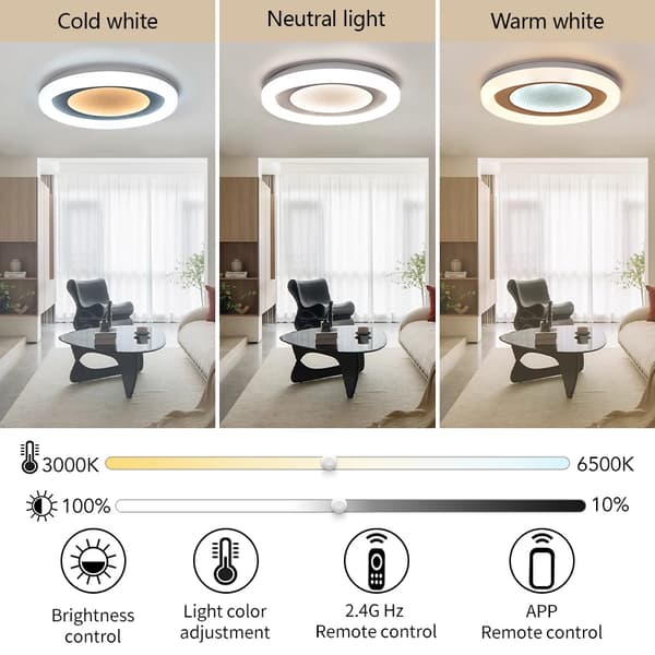 Loftlampe, Dæmpbar, Smart Kontrol,Smart Loftlampe