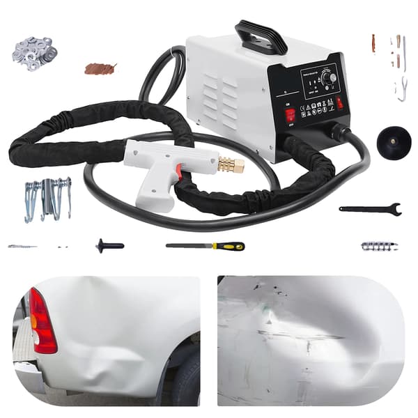 Bilreparationsmaskine, 3500A Output, Holdbar Konstruktion,Sort Hvid