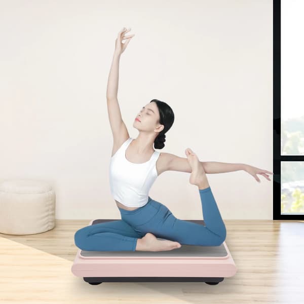 Vibrationsplatta, Automatiska Läge, Ergonomisk Design,Rosa