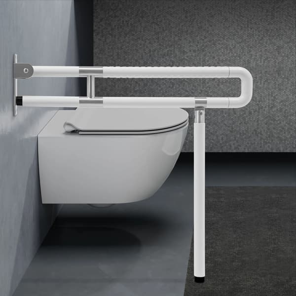 Grebsstang, Foldbart Design, Skridsikker Overflade,HVID