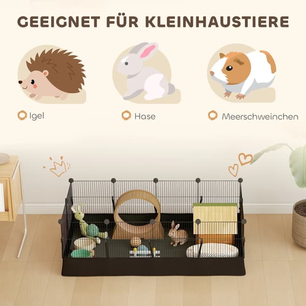 Lekbur, Utbyggbar Design, Vattentät Foder,svart