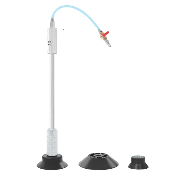 Pneumatisk Bil Dentsuger, Holdbare Sugekopper, Ergonomisk Design,sort