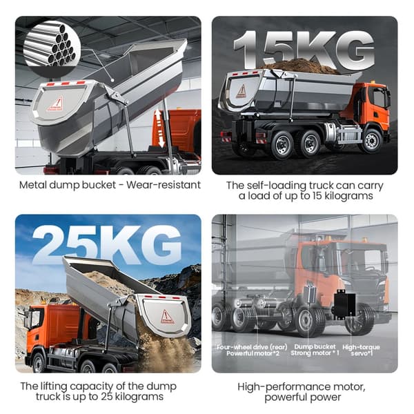 RC Lastbil, Realistisk Design, Kraftfull Prestanda, E593