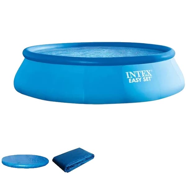 Uppblåsbar Pool, Hållbar PVC, Snabb Montering,Poolgolv tyg poolöverdrag