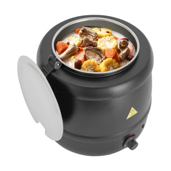 Suppevarmer, 10L kapacitet, effektiv varmebevaring,sort