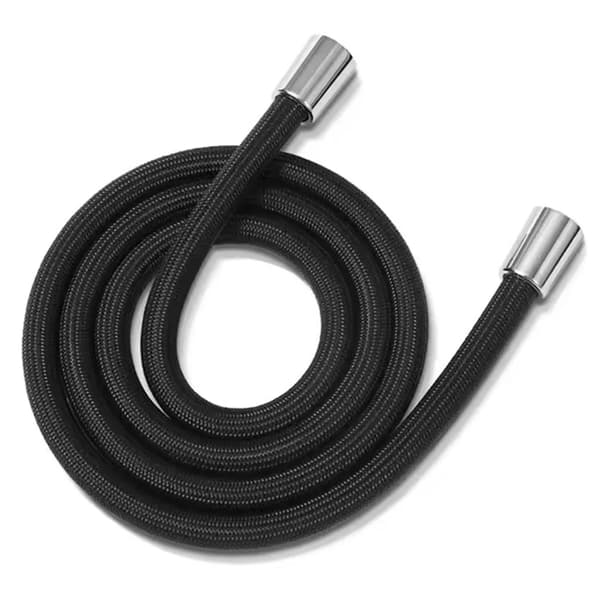 Duschslang, Flexibel Design, Högtryckskapacitet,2.0M-b, svart