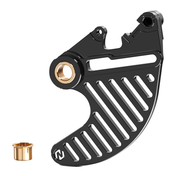 Bromsskivsskydd, Hållbar Aluminium, Lättviktsdesign,Svart bak