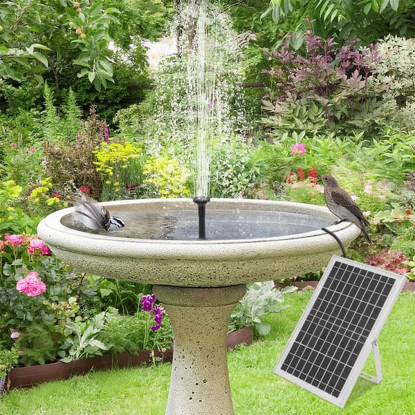 Solvandpumpe, Justerbar Flowhastighed, Miljøvenlig,sort