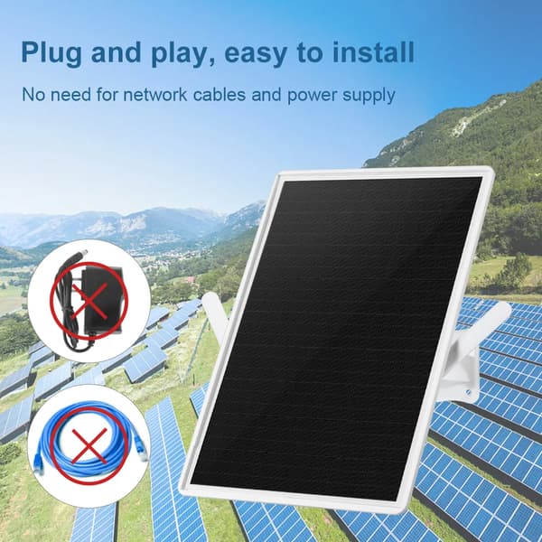 Solarruter, 20000mAh Batteri, Vandtæt Design,4G Router