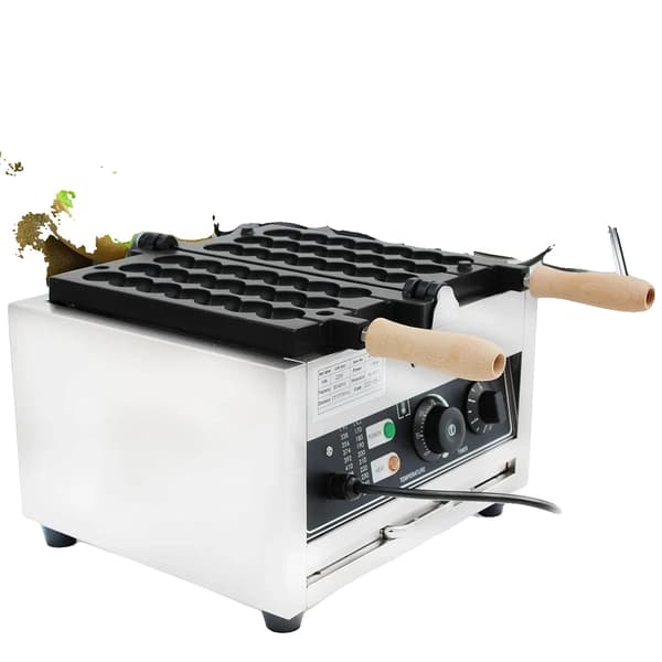 Vaffeljern, 1500W Effekt, Temperaturinterval 50-300 °C, Timer 0-5 minutter, Rustfrit stål, Non-stick overflade