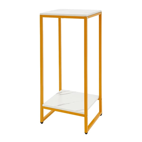 Blomställ, Metallväxtställ, Två-nivådesign,Guld