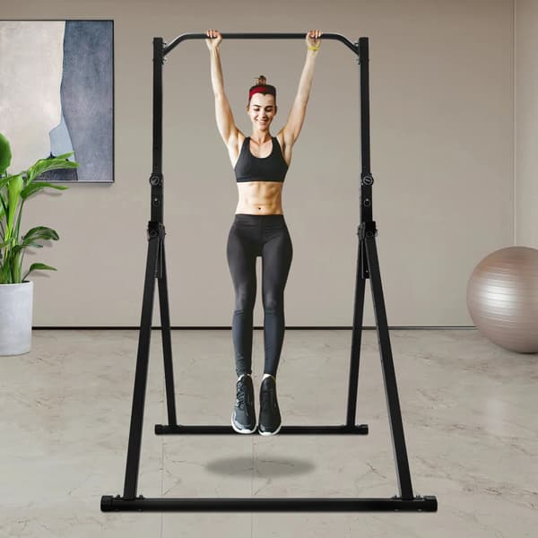 Pull-Up Bar, Justerbar Höjd, Robust Konstruktion,svart