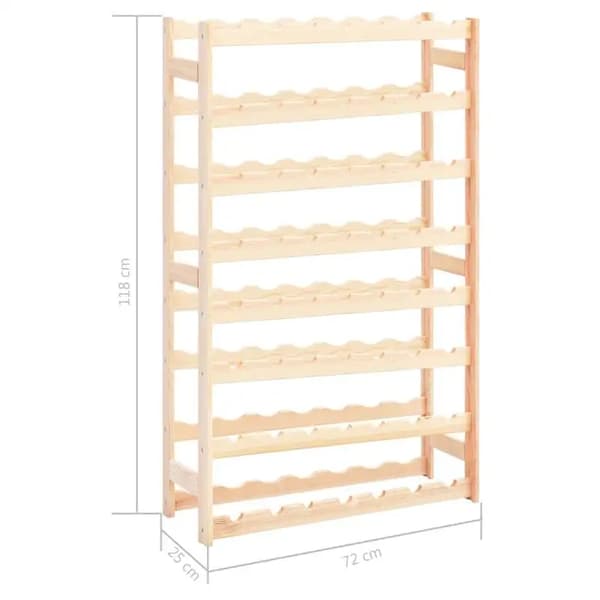 Pullohylly, pitää 56 pulloa, tyylikäs moderni muotoilu,Beige