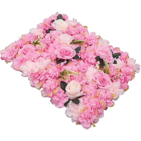 Blomster Væg Baggrund, Ideel til Bryllupper, Alsidig Dekoration til Begivenheder,Pink