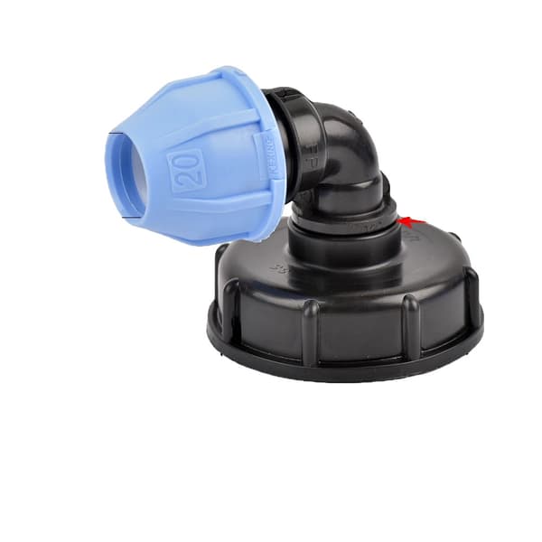 Irrigation Tank Adapter, Kompatibel med PVC/PE/PPR Rør, Sikker Forbindelse,D