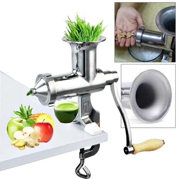 Juicer, Manuell Drift, Mångsidig Användning,Silver