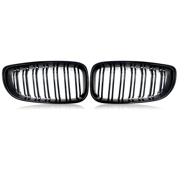 Frontbumpergrill, Holdbart ABS-plast, Direkte erstatning,Dobbelt Slats