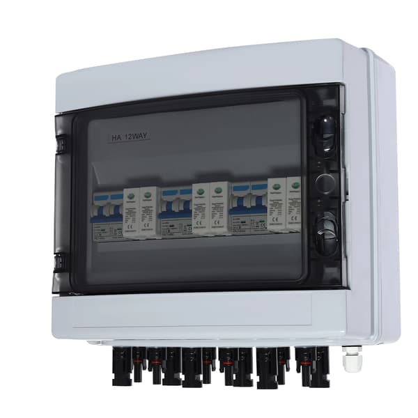 Solcelle PV Kombinationsboks, IP65 Beskyttelse, 40A Overspændingsbeskyttelse,HVID