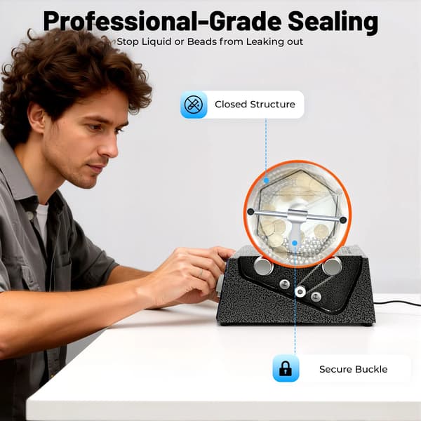 Polermaskin, Justerbar Hastighet, Mångsidig Användning,EU, VIT
