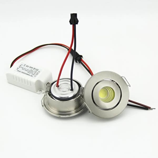 LED Downlight, Varm Hvid 3000K, 3W Effekt,3W 3000K, 10PCS
